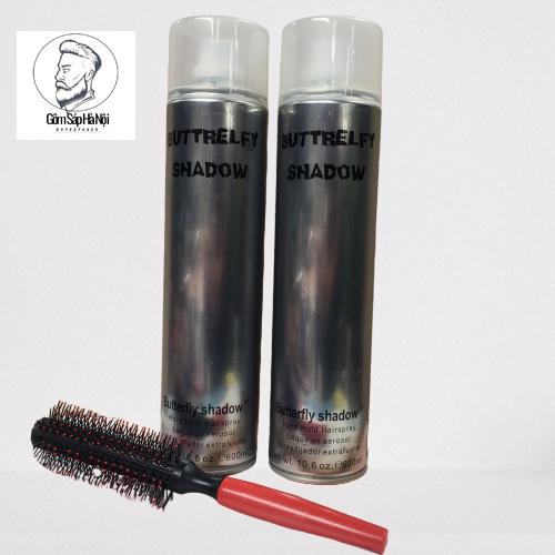 Combo 2 gôm xịt tóc buttree fly shadow 600ml