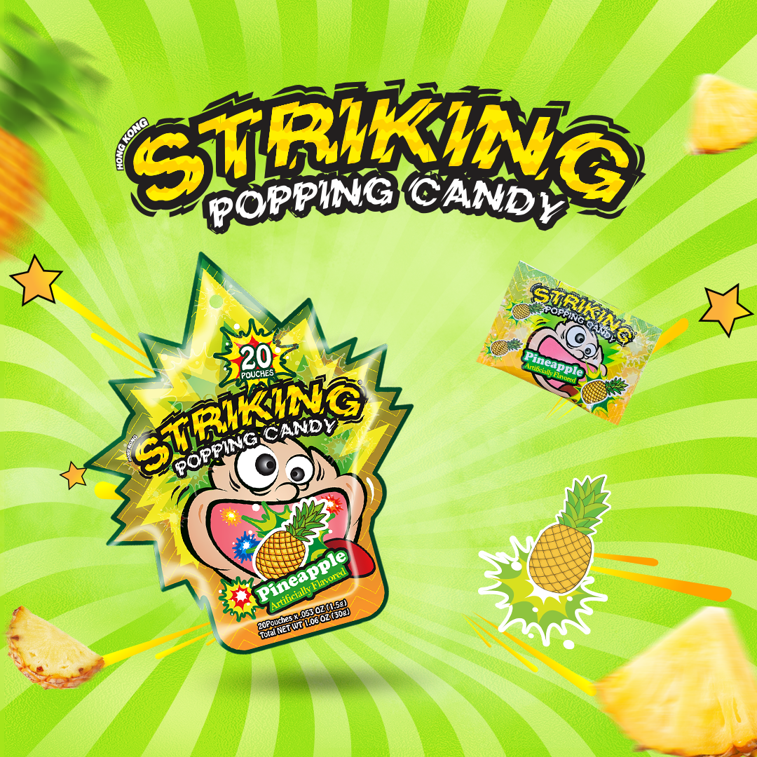 Striking Popping Candy Pineapple