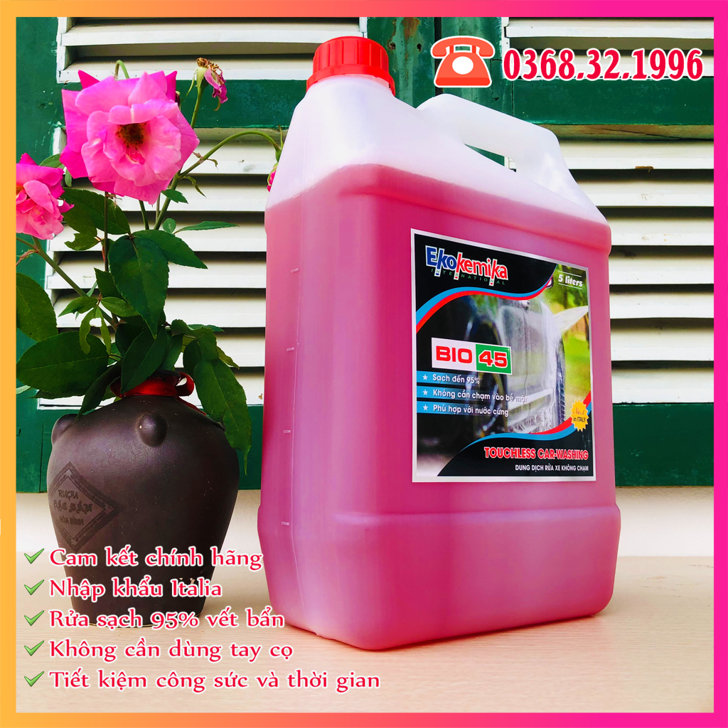Nước rửa xe không chạm Bio45 - 5L