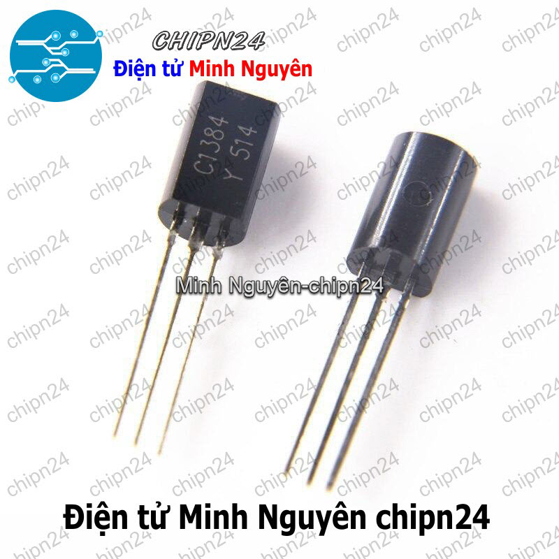 [25 con] (KT1) Transistor C1384 TO-92L NPN 1A 50V (2SC1384 2SC1384 1384) - HH006145
