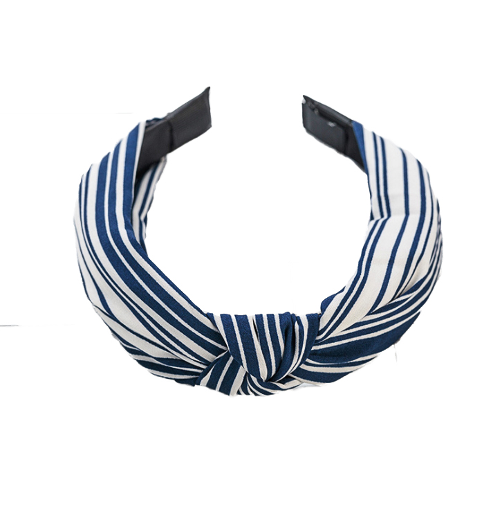 Bờm cài tóc thời trang cao cấp bản to kẻ đen trắng (BN25)