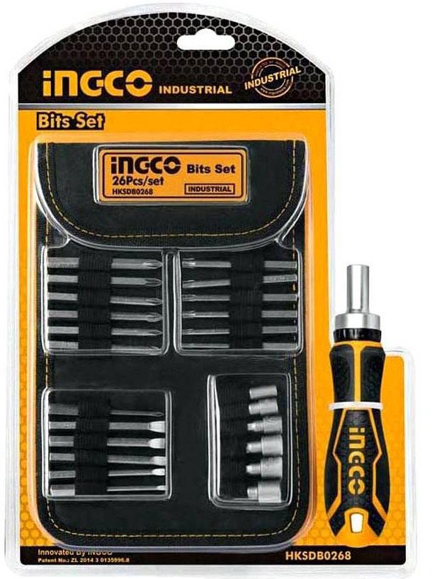 Bộ mũi vít 26 chi tiết ingco hksdb0268