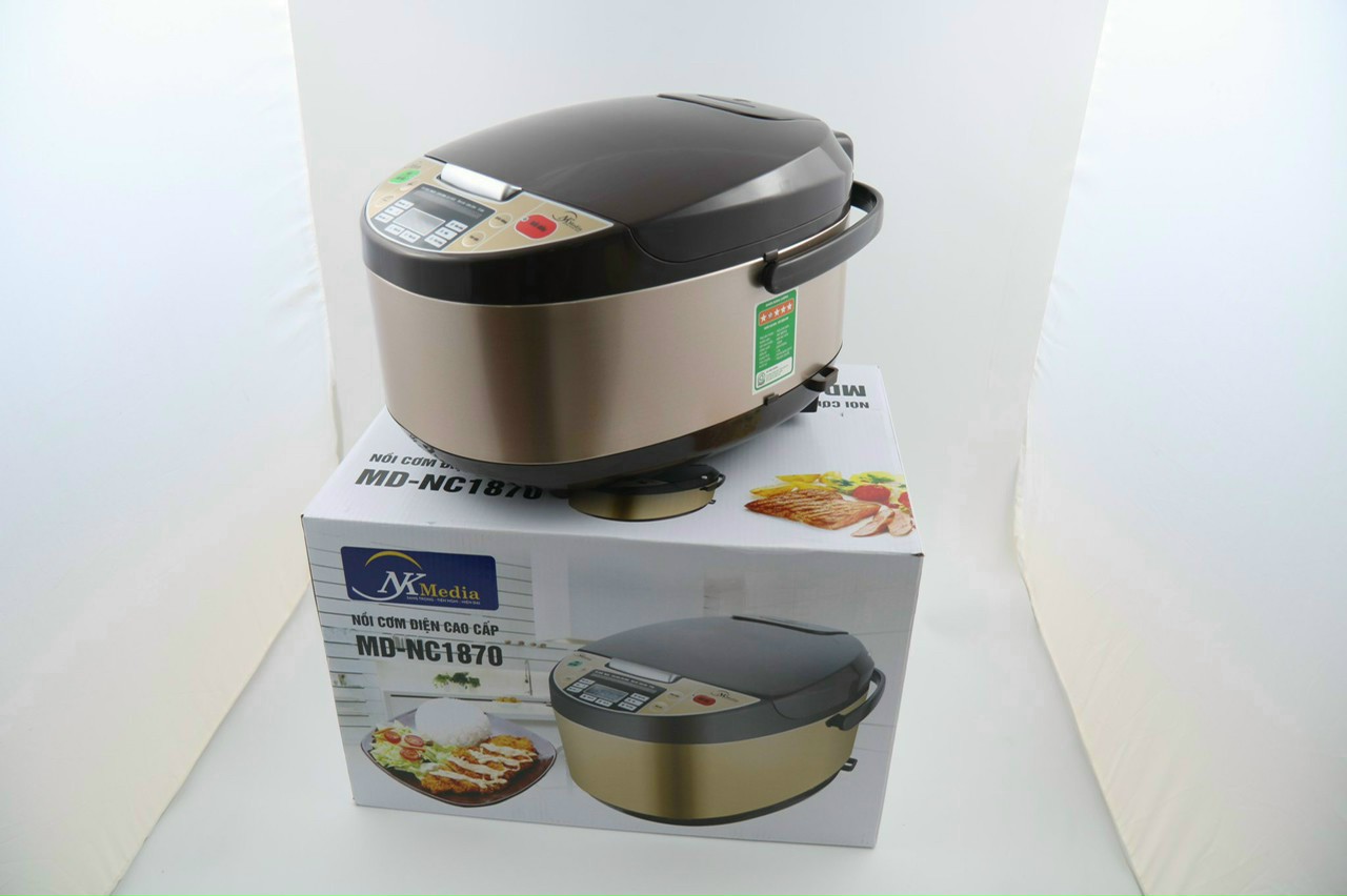 Nồi cơm điện tử Media MD dùng tích 1.8L