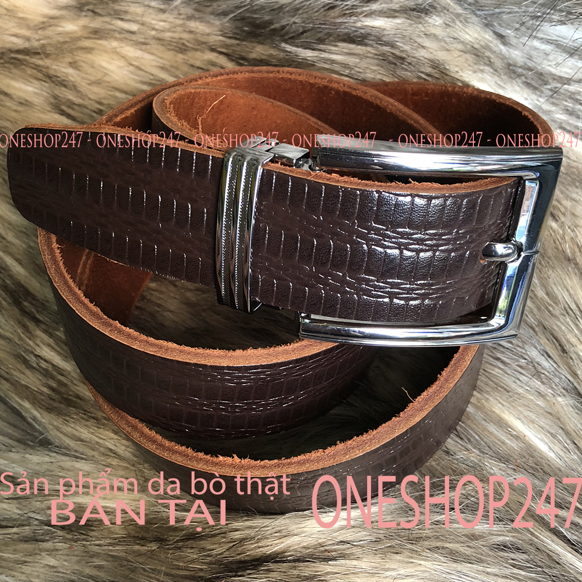 Thắt lưng (Dây nịt) chất liệu DA BÒ THẬT 100% Bền, Đẹp, Giá hợp lý