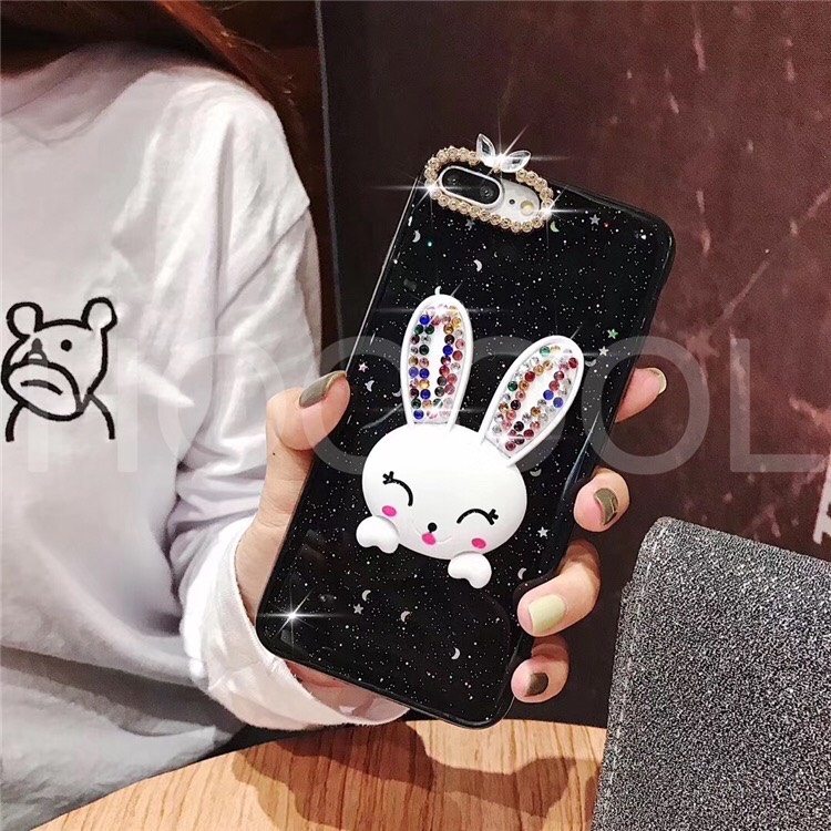 Ốp Lưng Iphone 6, 6s, 6plus, 6s plus, 7 plus, 8 plus Đính Đá Sang Chảnh