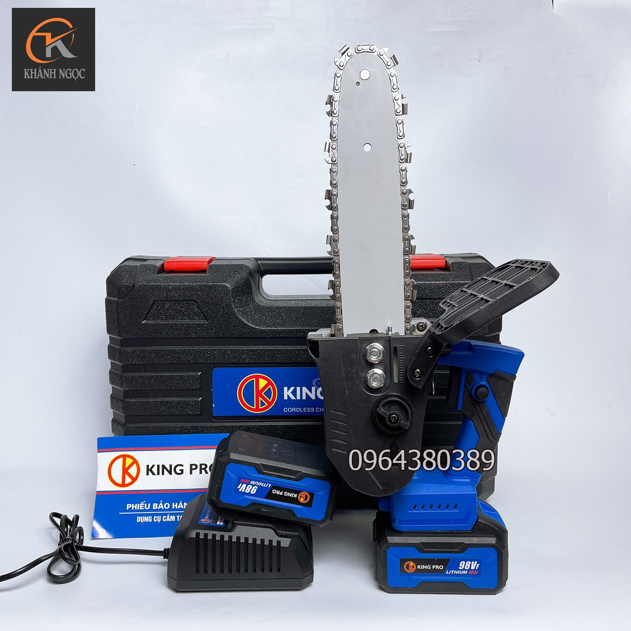 Máy Cưa Xích Chạy Pin KINGPRO 98VF Cỡ Lớn [CHÍNH HÃNG]