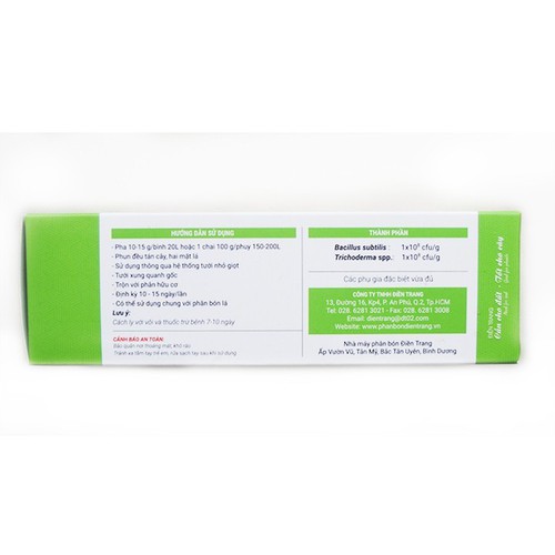 CHẾ PHẨM SINH HỌC TRICHODERMA BACILLUS TRICHO-5B 50GR ChacNguyenshop