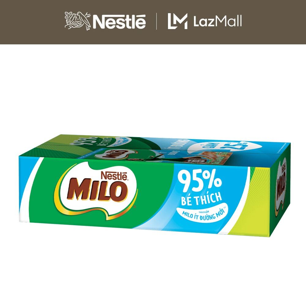 [Apodation in April][Freeship Nationwide] Nestle Milo Low-Sugar Barley Milk Carton (48 Boxes X 110ml)