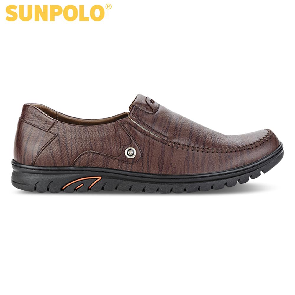 Men Leather Shoes (Black)