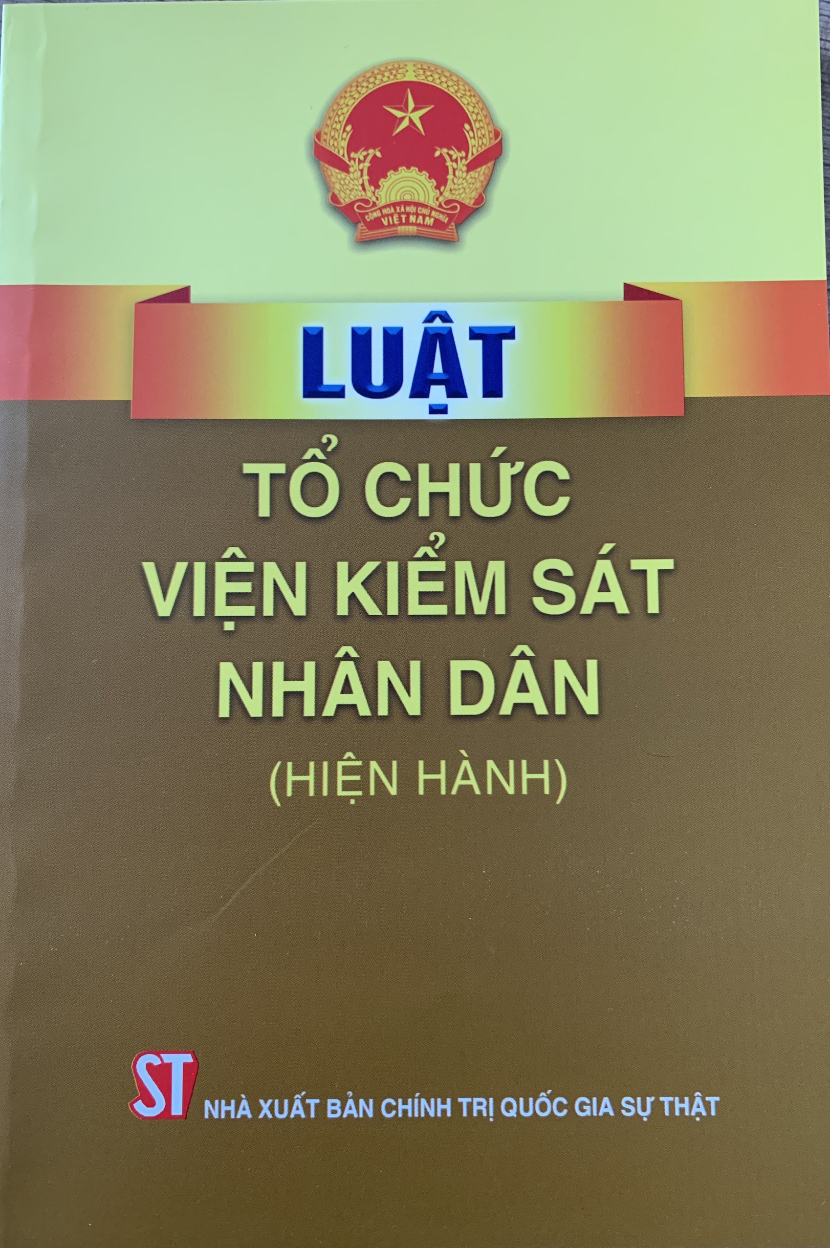 [Nhập RS0822 giảm 30k cho đơn 99k]Luật Tổ Chức Viện Kiểm Sát Nhân Dân (hiện hành)