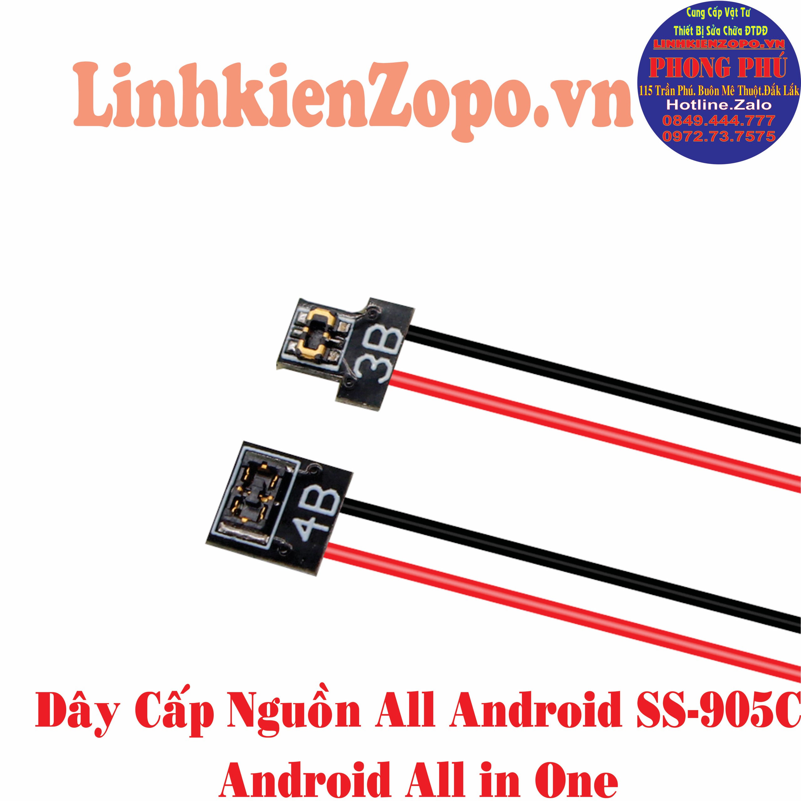 Bộ Dây Cấp Nguồn Các Dòng Android SUNSHINE SS-905C