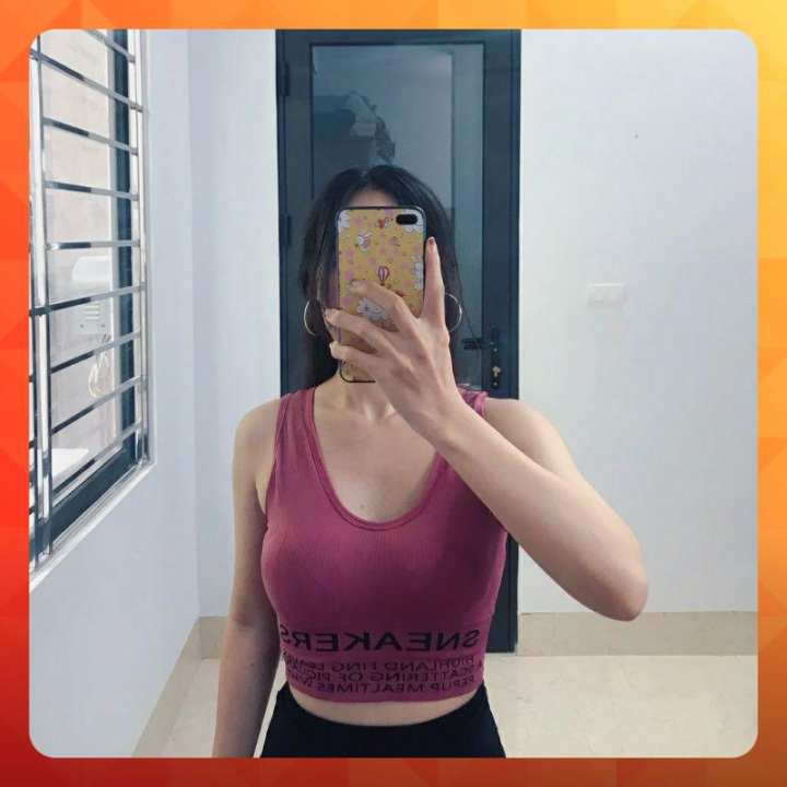 Áo Bra Tập Gym Yoga Thể Thao Đi Chơi Nâng Ngực Crotop – No Brand >>> top1shop >>> lazada.vn