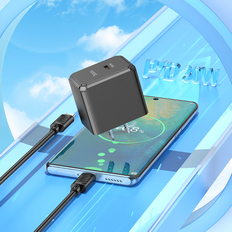 Củ sạc nhanh 30w Hoco CS15 có cổng sạc type-c và chân cắm dẹp