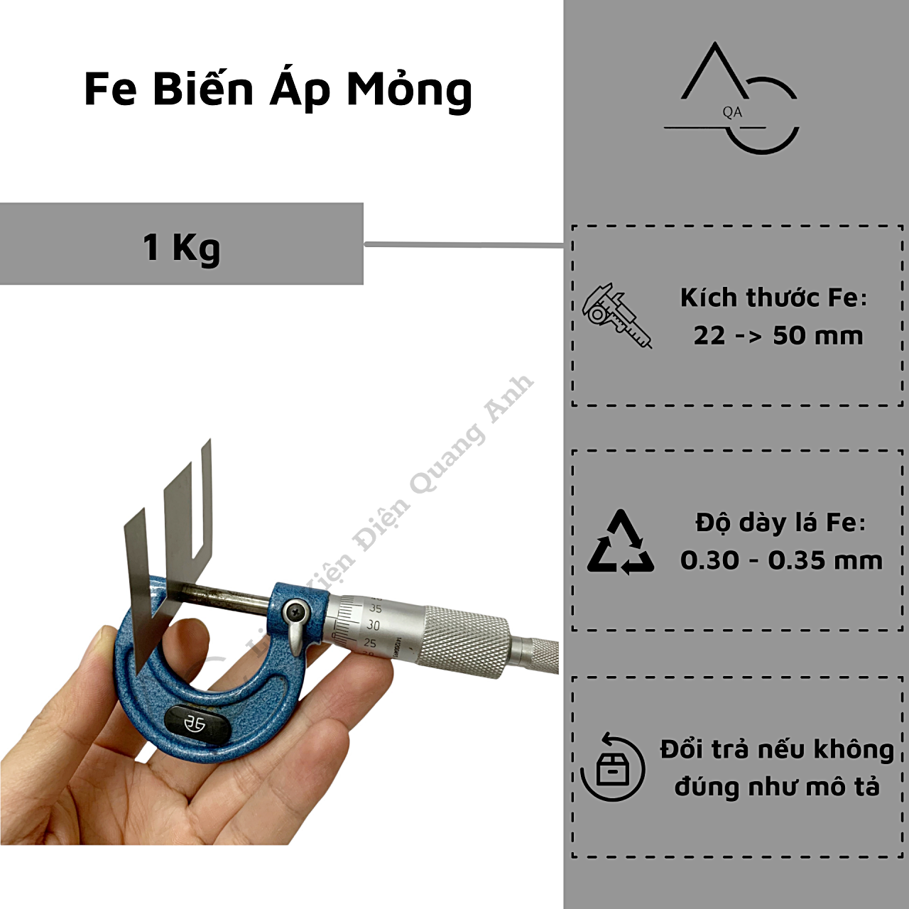 Phe Quấn Biến Áp (EI 22 - 50 mm) Fe Biến Áp Phe Sắt Quấn Biến Áp Lõi Biến Áp Phe