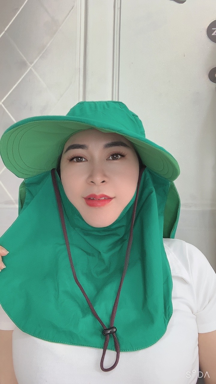 [MUA NÓN TẶNG VỚ] Mũ Nón chống nắng 2 lớp vải dầy