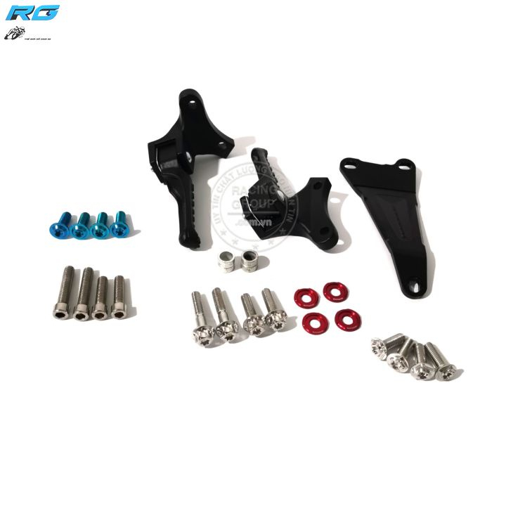 Gác chân malay winner v1 winner x các đời sonic kèm pát treo pô nhôm cnc 8li