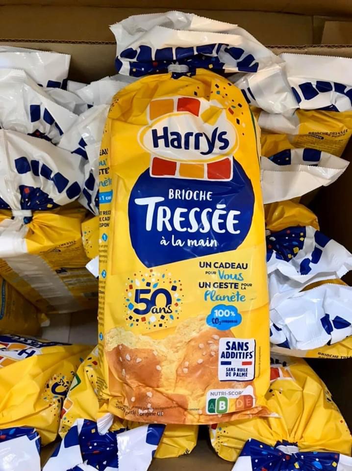 (date mới) Bánh Mì Hoa Cúc Pháp Harrys 500g