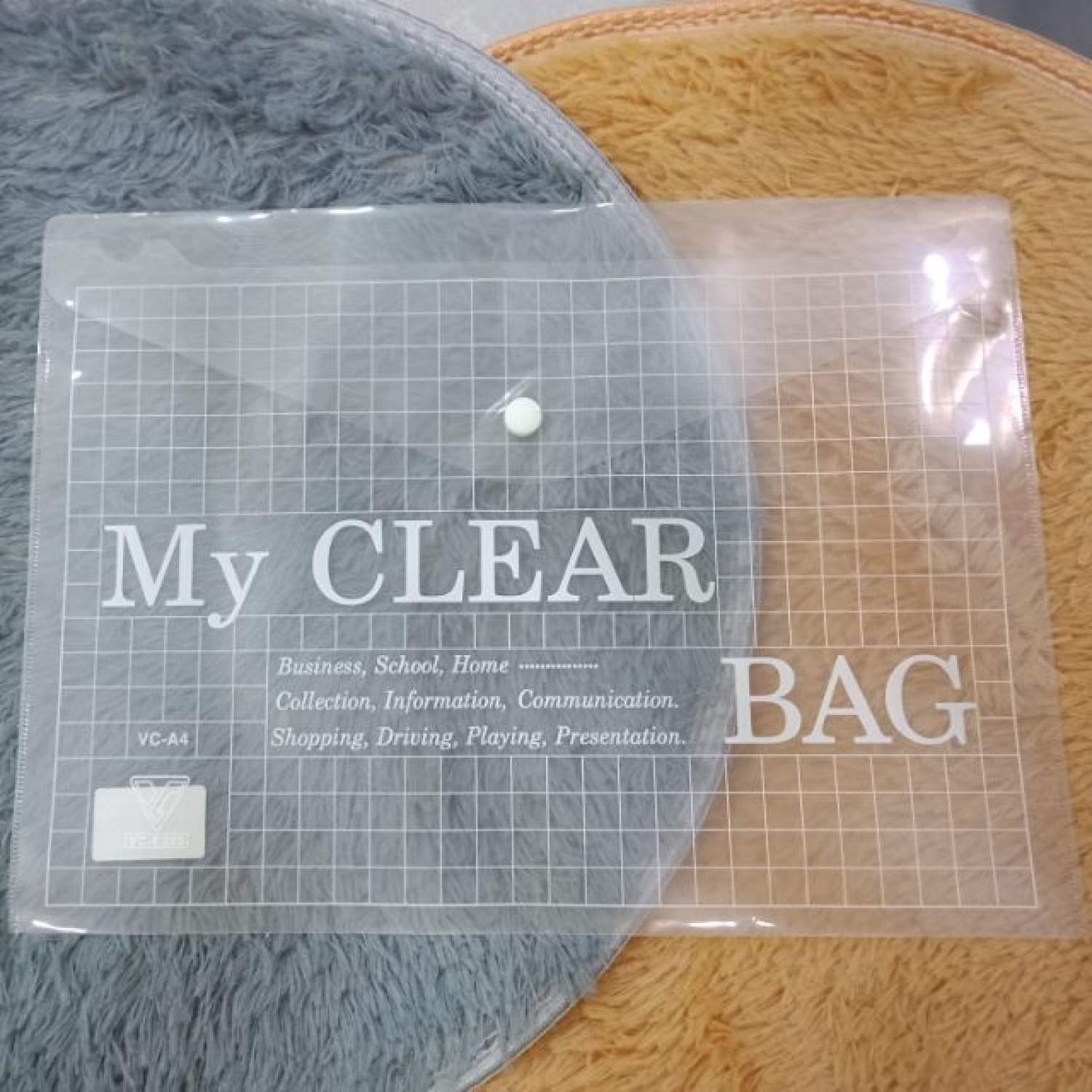 Combo 10 cái Bìa nút A4/F4 My Clear Bag