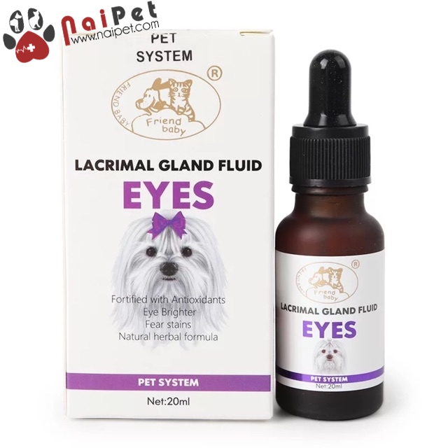 Siro Uống Chống Chảy Nước Mắt Ở Chó Mèo Lacrimal Gland Fluid Eyes 20ml