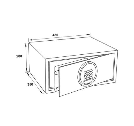 KÉT SẮT HAFELE SB-600 (836.29.500)
