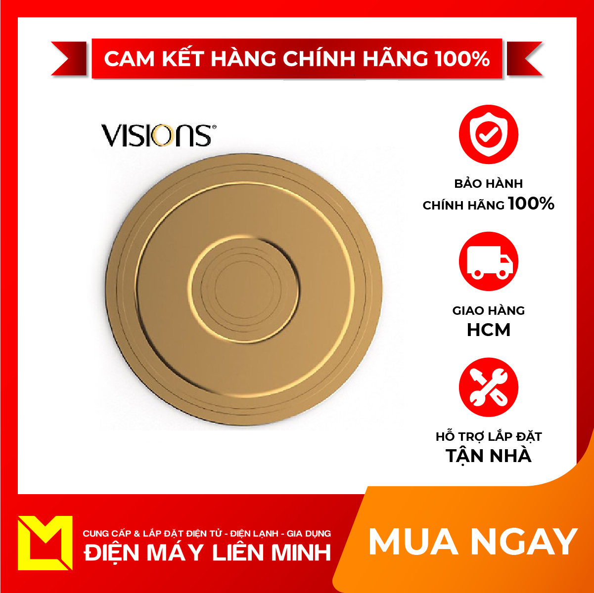 Đế Chuyển Nhiệt Visions VS-IND-24PL/GD Miễn phí vận chuyển HCM