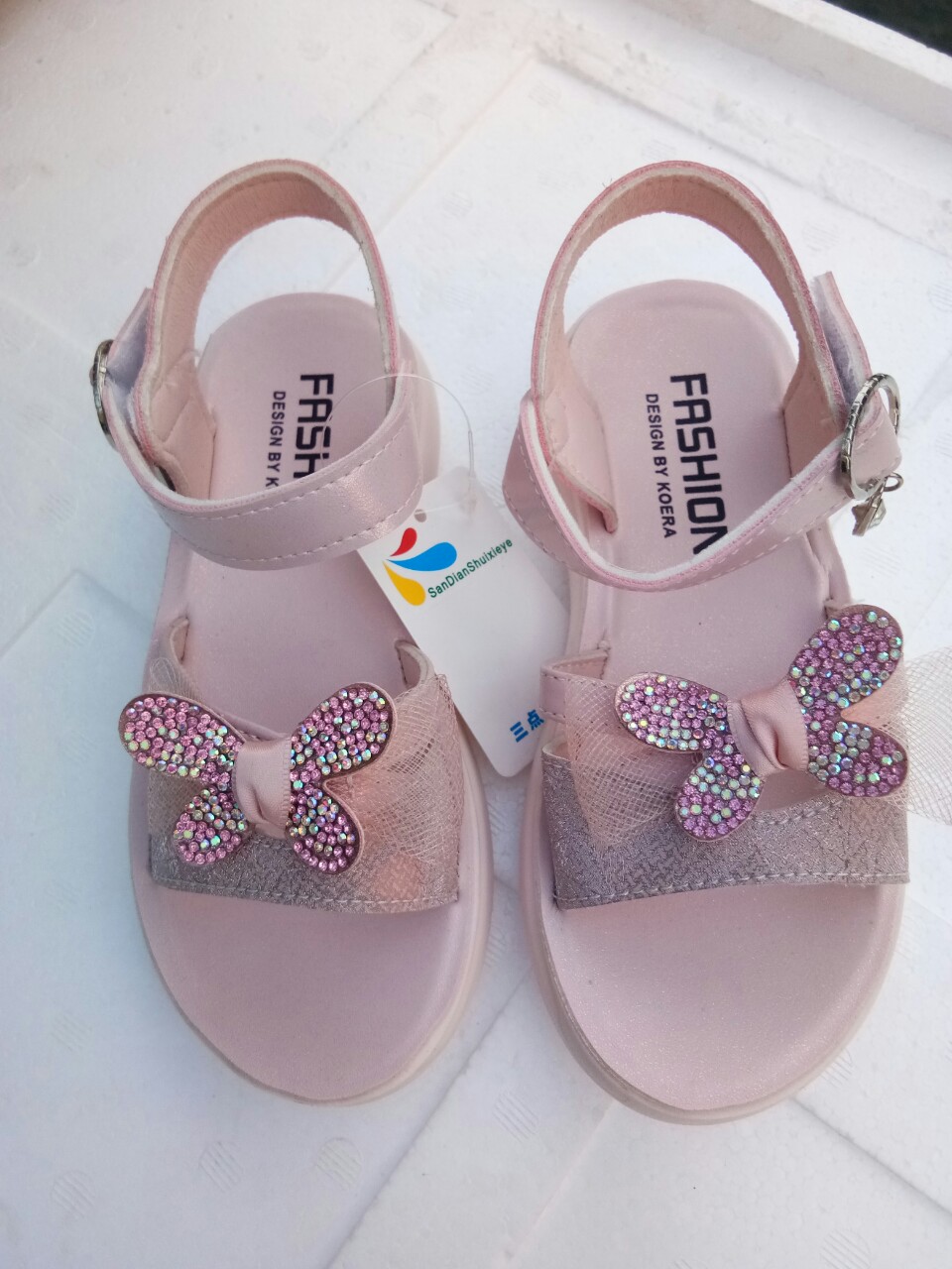 dép sandal trẻ em khâu đế