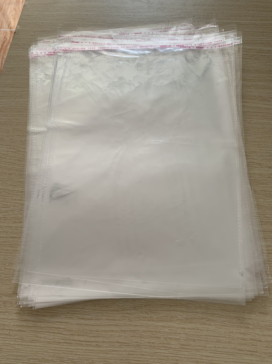 {1kg/size} Túi OPP dán keo đựng quần áo, phụ kiện... (hàng đẹp - y hình)