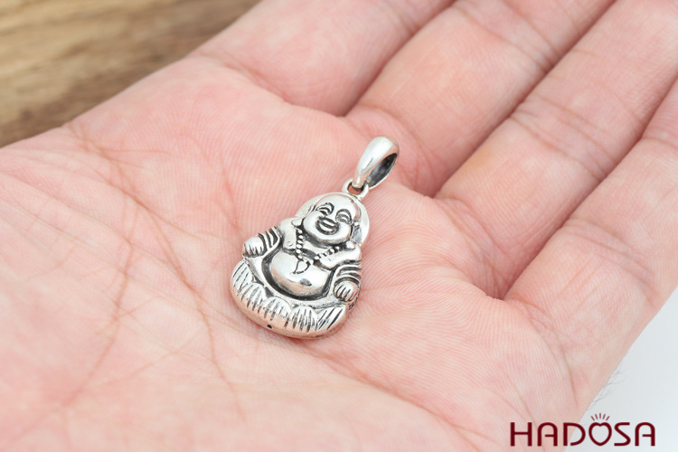 [Chính hãng] [FreeShip] ] [Có sẵn] [Có bảo hành] Mặt dây chuyền bằng bạc Phật di lạc