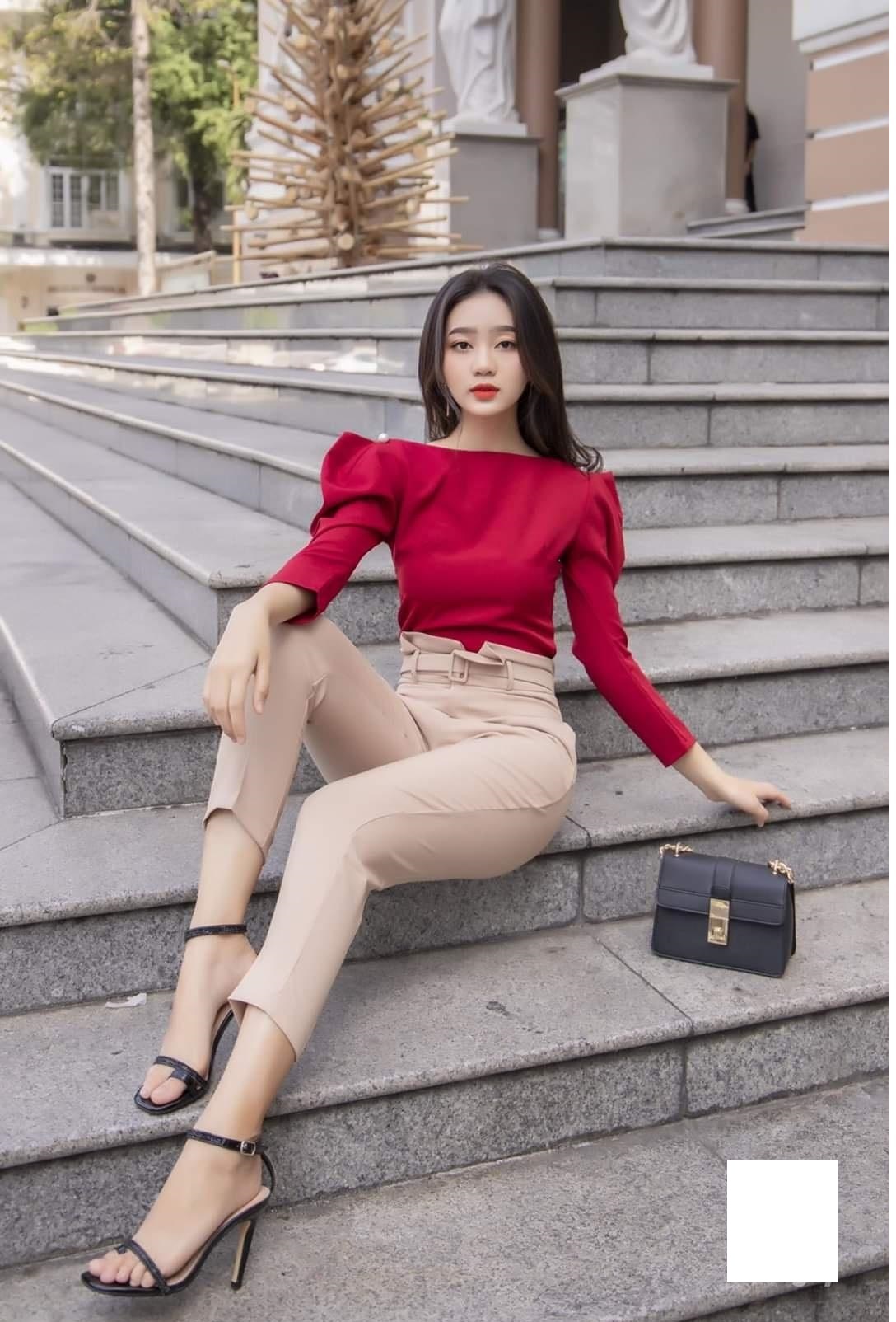 [HCM]ÁO CỔ THUYỀN TAY PHỒNG MYNA