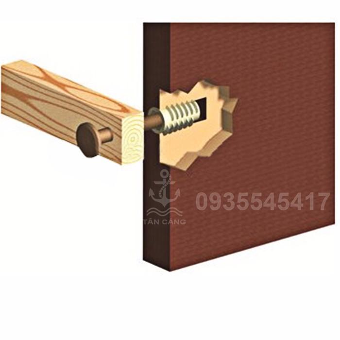 100 cái Ốc Cấy Ren M8 x 20 mm Không Vành