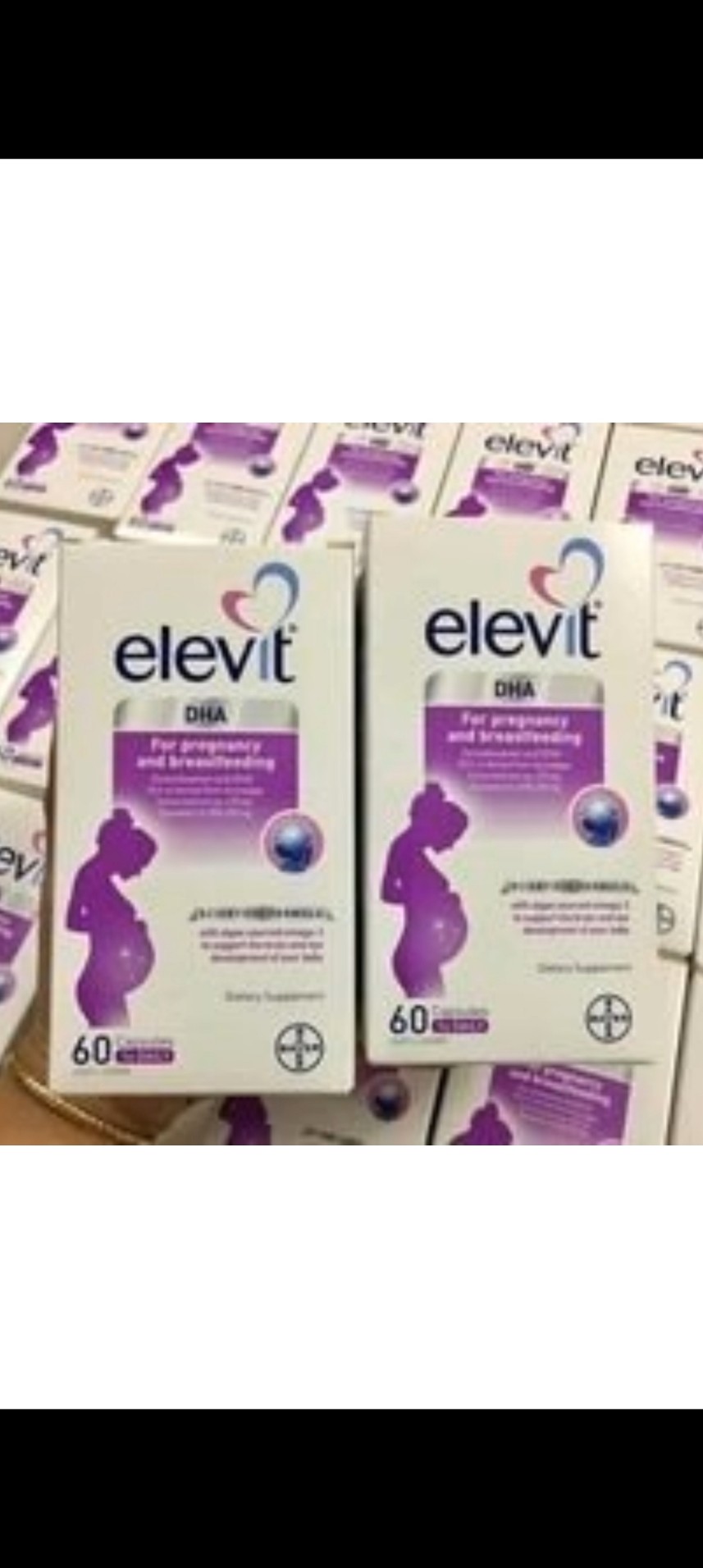 Vitamin cho mẹ bầu Elevit bầu + Elevit sau sinh + Elevit Dha