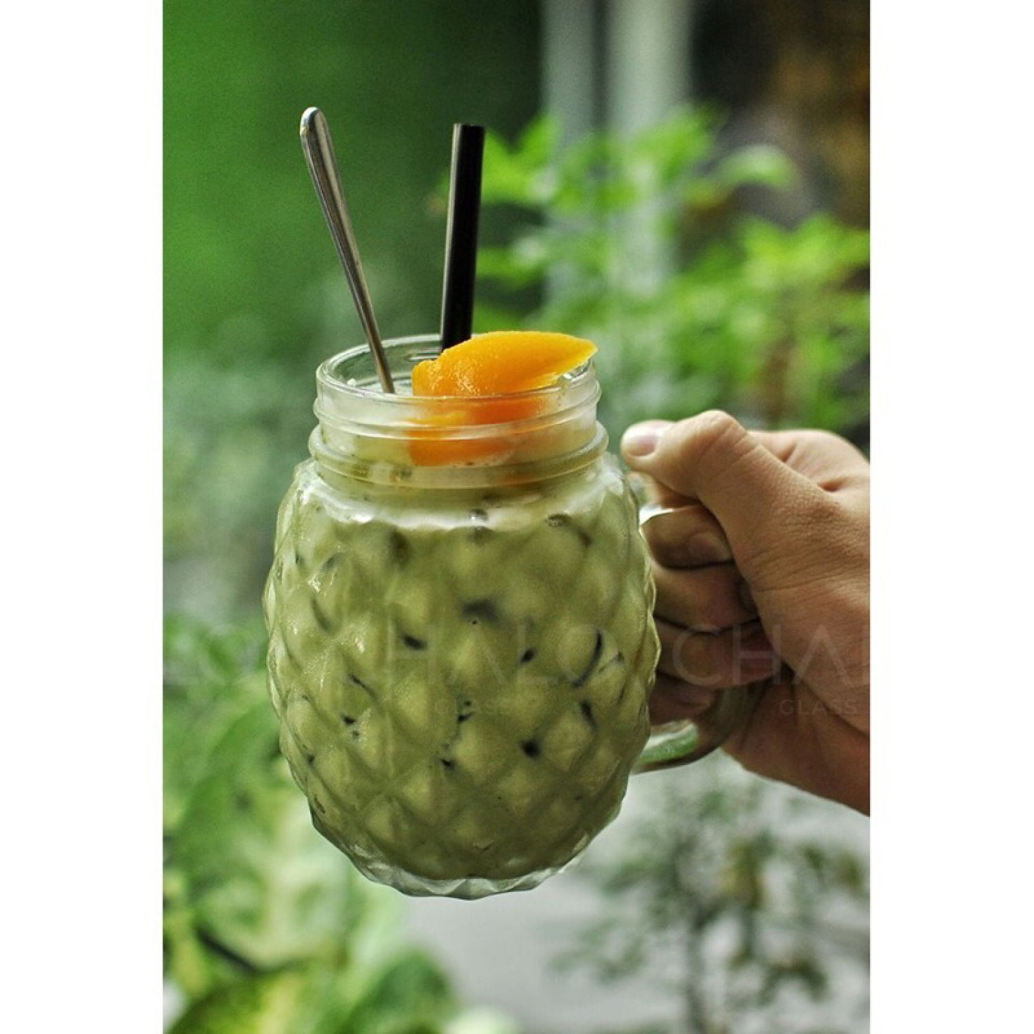 Cốc thuỷ tinh, ly thuỷ tinh hình quả dứa (dung tích 500ml)