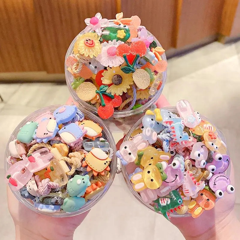 Hộp 30 dây buộc tóc cho bé gái