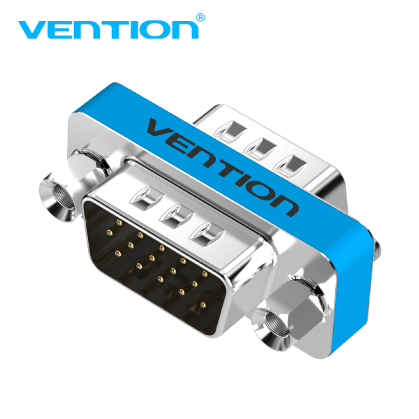 Vention VGA Coupler 15 Pin VGA Male to VGA Feamle Adapter HD15 Female to Female Gender with Gold-Plated for PC TV SVGA Adapter