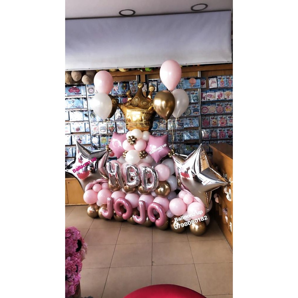 Set 2 Bóng kiếng ngôi sao 5 cánh trang trí size 45cm