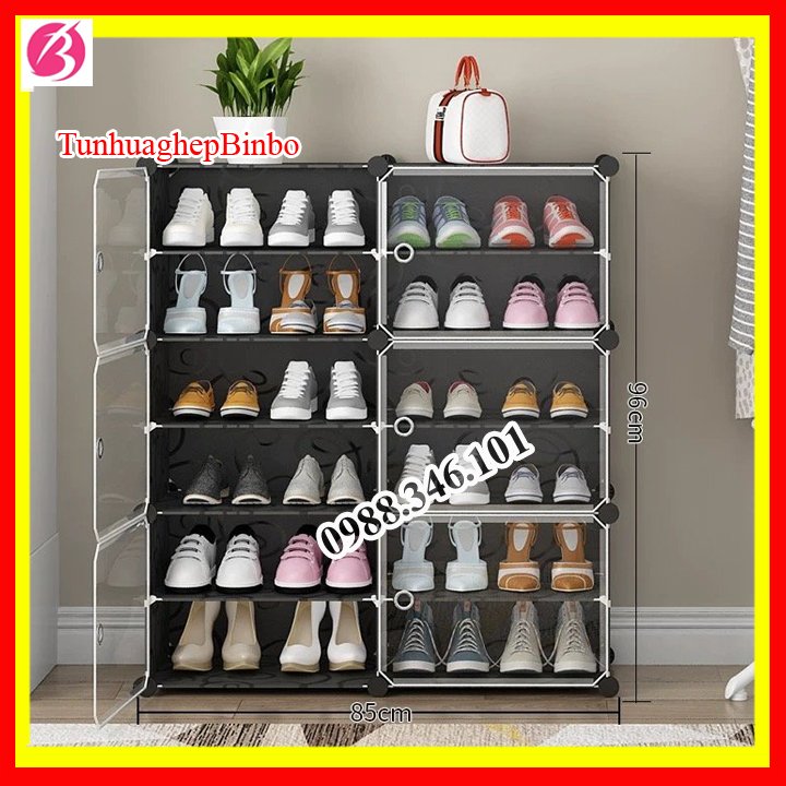 Tủ Đựng Giày Nhựa  , Kệ Để Giày Dép, Tủ Giày Lắp Ráp Size Nam Nữ `12 ngăn-Tủ nhựa để giày giá rẻ