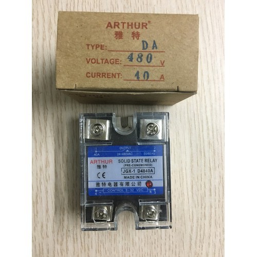 Relay bán dẫn Arthur Rơ le bán dẫn Solid State Relay SSR Arthur 100VA AA DA