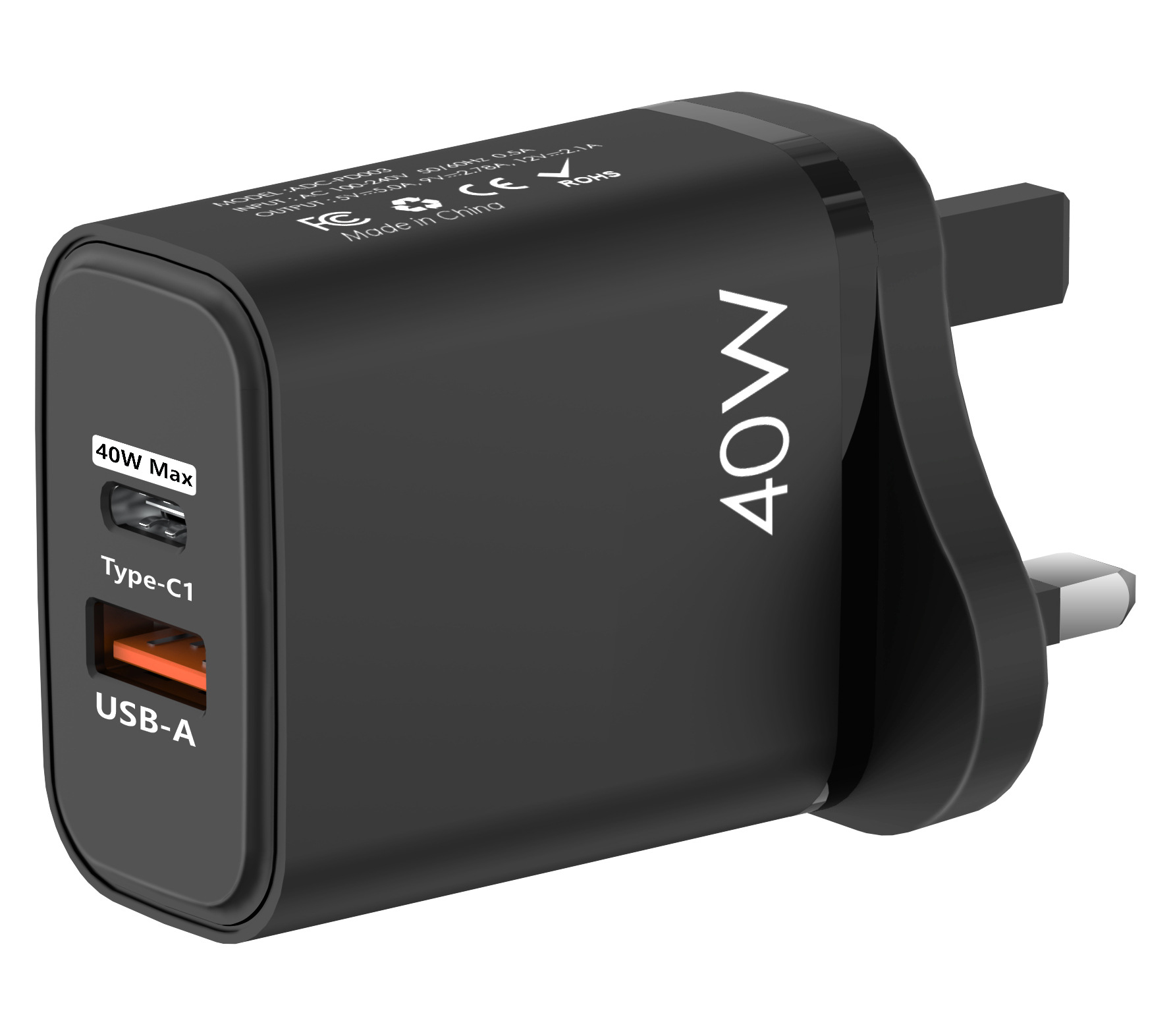 Bộ sạc nhanh Type-C+USB Cổng đôi