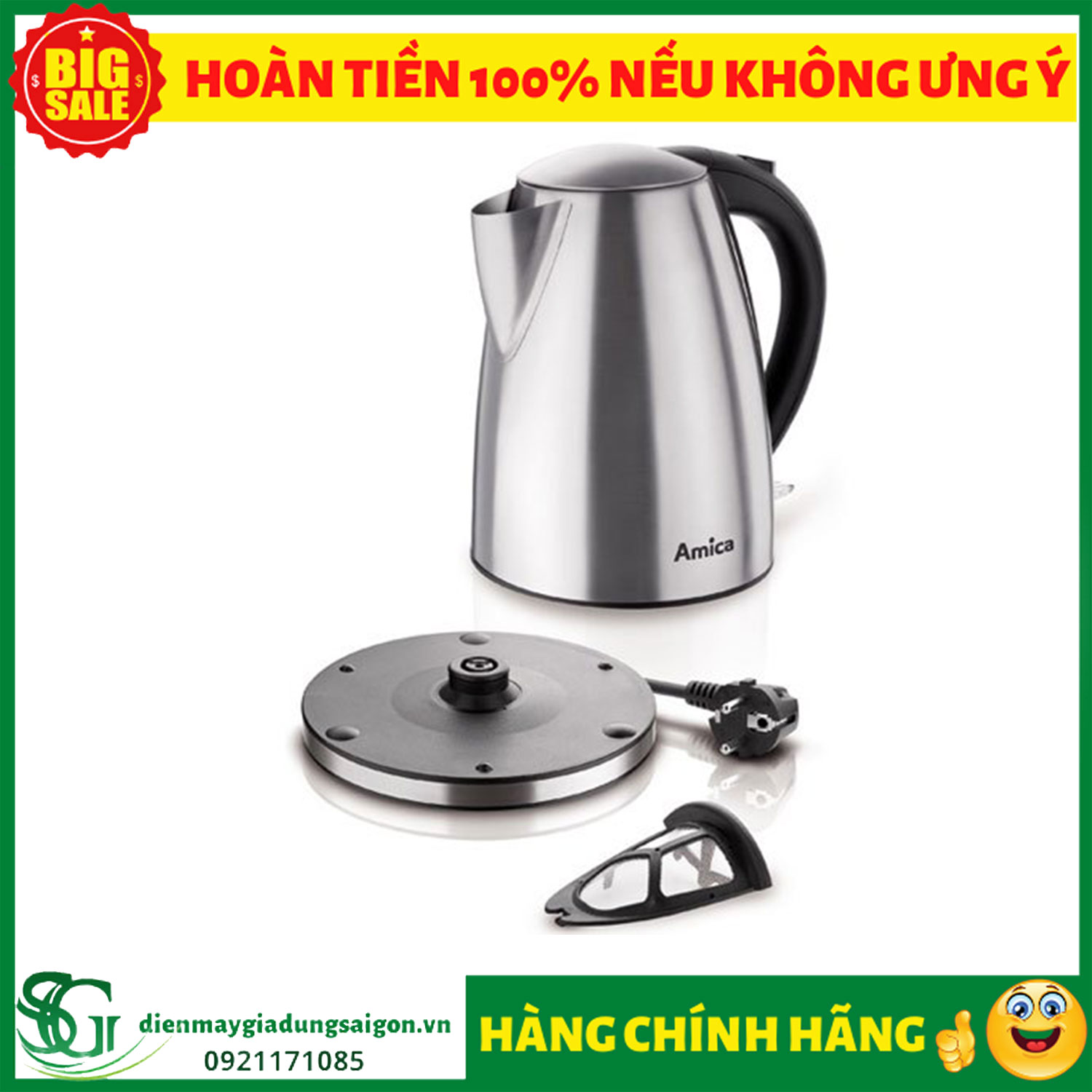 [HCM]ẤM SIÊU TỐC AMICA KO3031