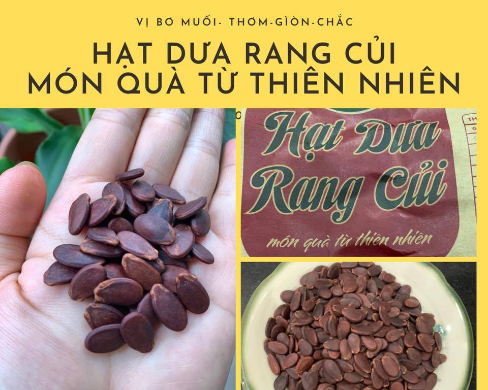 GÓI 500gr HẠT DƯA RANG CỦI TRƯỜNG ĐẠT