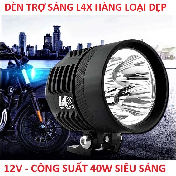ĐÈN TRỢ SÁNG L4X SIÊU SÁNG 45W , ĐÈN TRỢ SÁNG XE MÁY, ĐÈN LED SIÊU SÁNG XE MÁY , ĐÈN L4X LOẠI TỐT SIÊU SÁNG