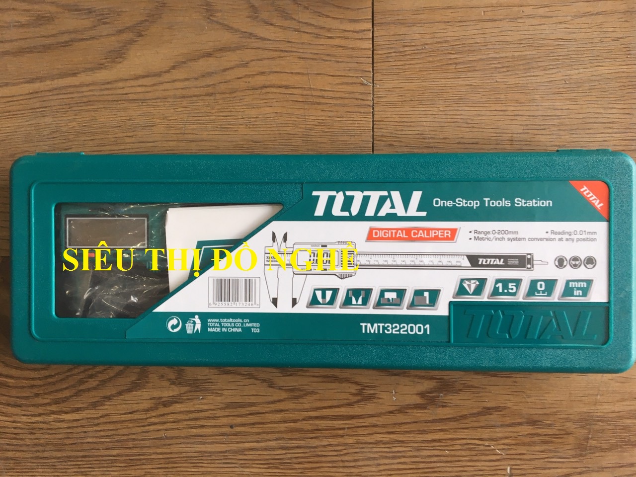 TOTAL - 0-200MM THƯỚC CẶP ĐIỆN TỬ - TMT322001