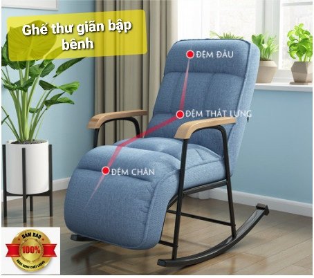 [ Có video ] Ghế bập bênh thư giãn, Ghế sofa bập bênh cao cấp