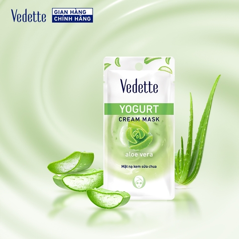 Mặt nạ kem sữa chua Vedette Nha Đam 10ml