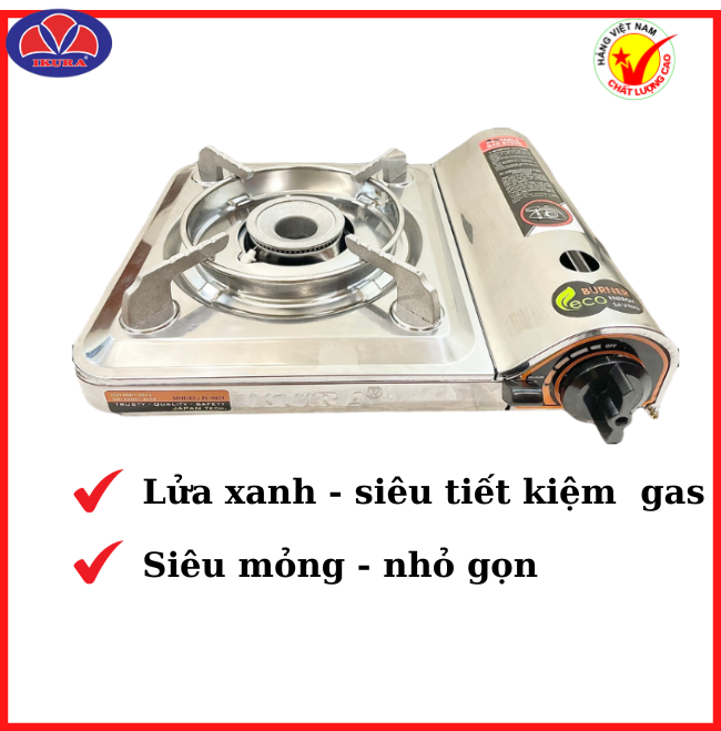 Bếp gas mini siêu mỏng IKURA - Bếp gas IKURA