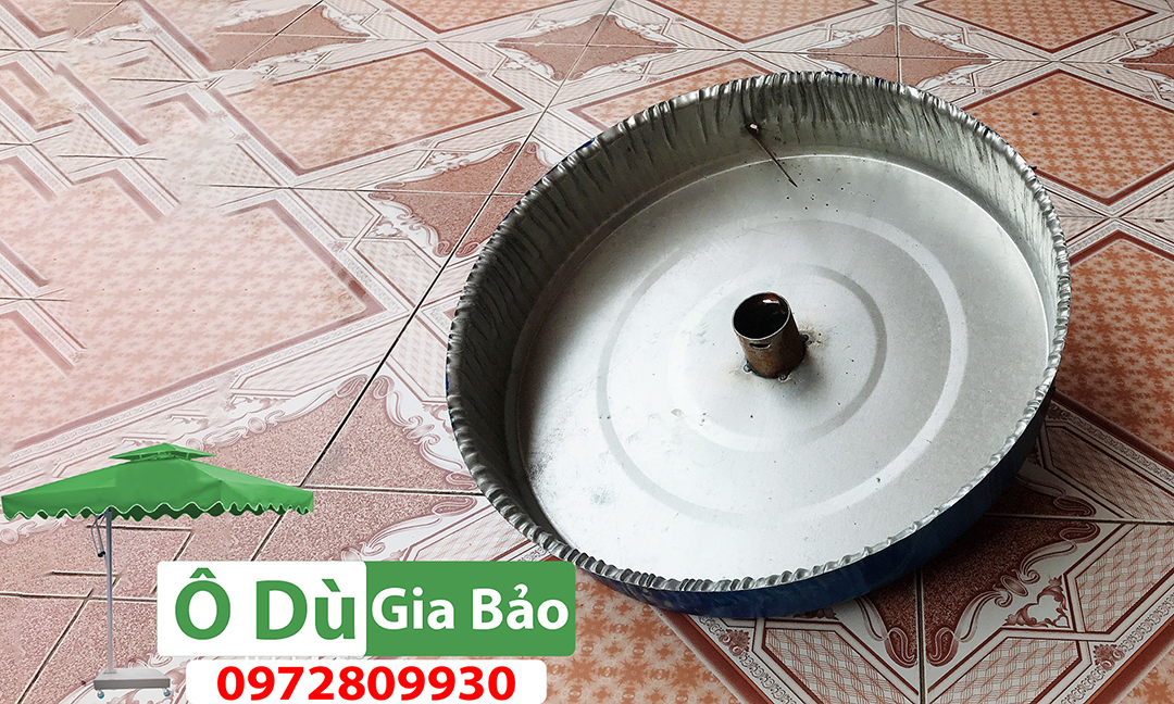 Chân đế ô dù chính tâm 15kg (Chưa bê tông tiết kiệm vận chuyển)