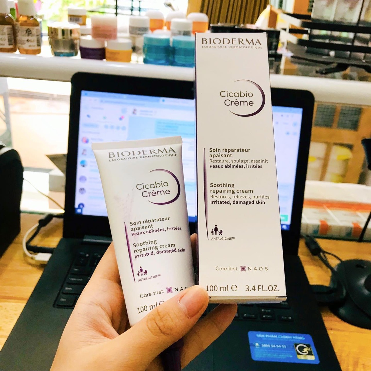 Kem Dưỡng Bioderma Cicabio Cream Pháp phục hồi, dịu da