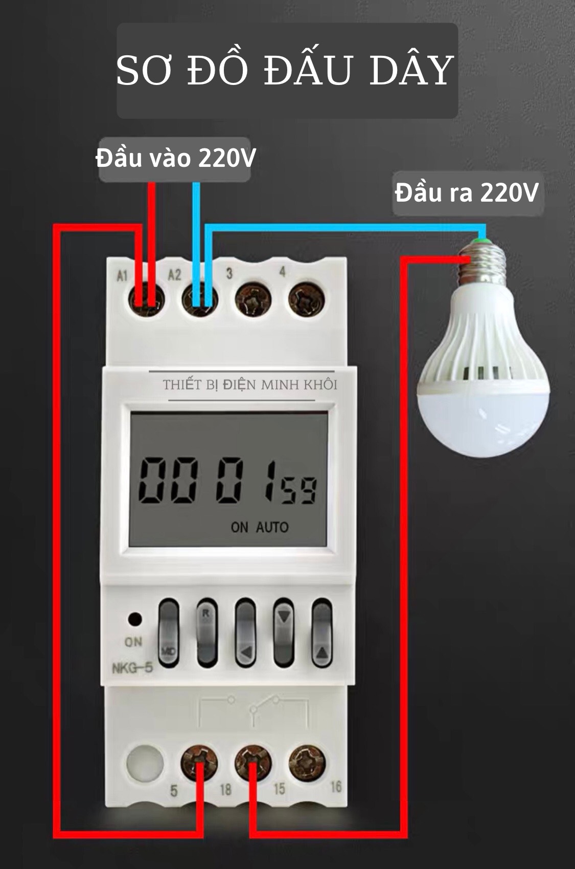 Timer switch cycle month nkg-5, timer timer cycle month NKG5 ATS, electronic switch, set timer switch power