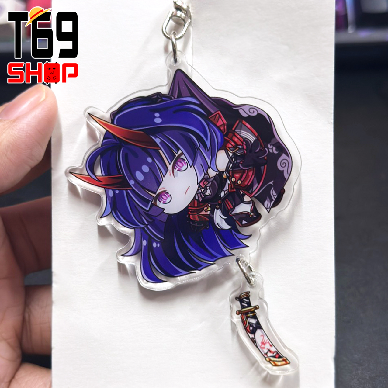 Móc khóa mica game Honkai Impact 3 - Cute ver (Loại cao cấp - Hình in ép giữa 2 mặt mica) [T69 Shop]