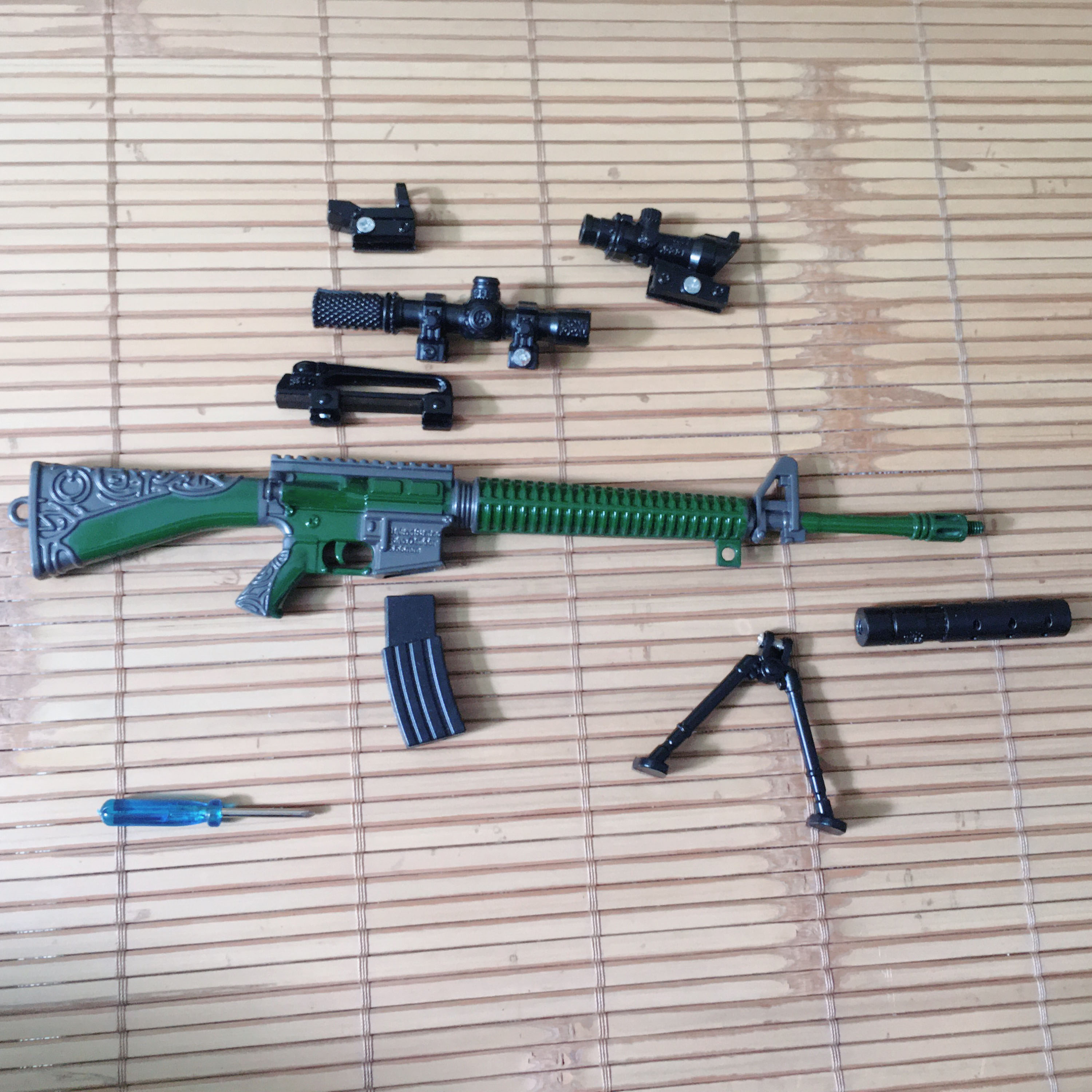 Mô Hình Khẩu M16A4 Có 3 Scope Trong PUBG